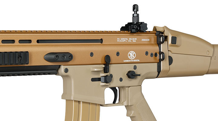 Cybergun FN Herstal SCAR-L Vollmetall Nylon-Version S-AEG 6mm BB Tan Bild 8