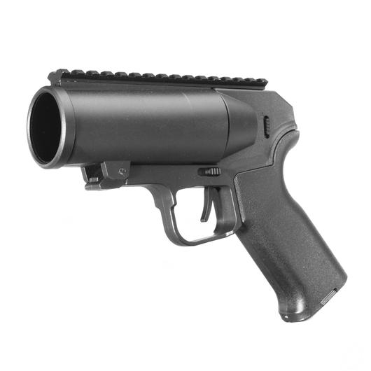 6mmProShop 40mm Airsoft Pocket Pistolen-Launcher Shorty schwarz