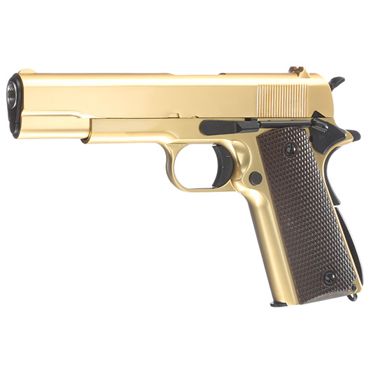 Wei-ETech M1911 Vollmetall GBB 6mm BB 24K Gold-Plated Edition