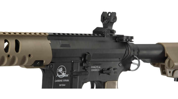 ASG Armalite M15A4 Light Tactical Carbine Sportline Komplettset S-AEG 6mm BB Tan Bild 5