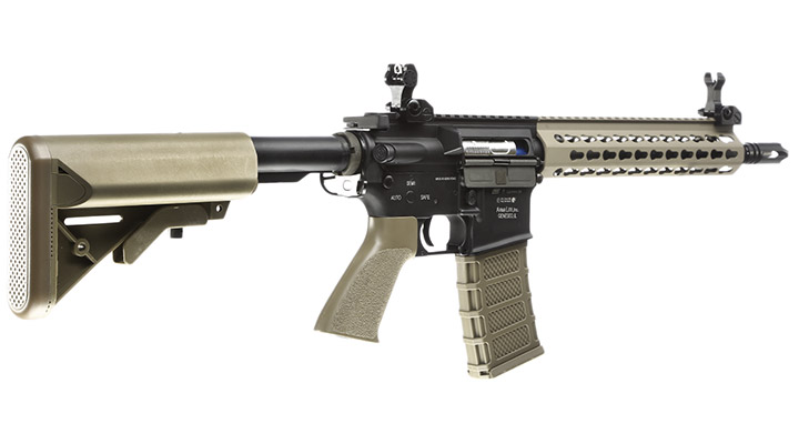 Versandrcklufer ASG Armalite M15A4 Assault Vollmetall Sportline Komplettset S-AEG 6mm BB Tan Bild 3