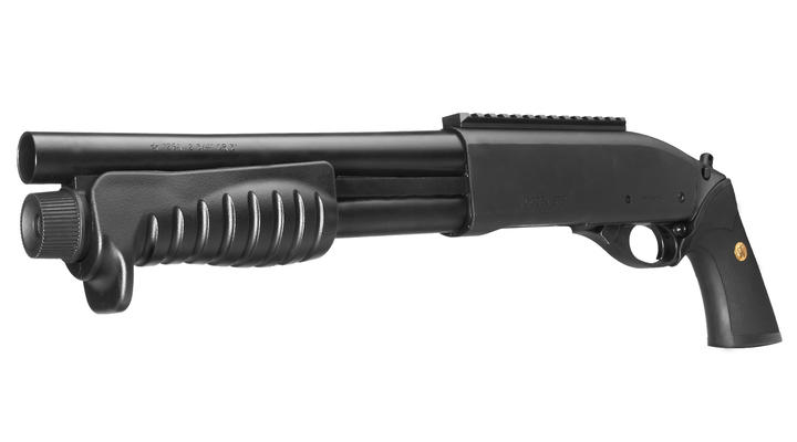 Tokyo Marui M870 Breacher Pump Action Gas Shotgun 6mm BB schwarz