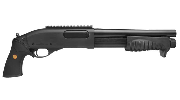 Tokyo Marui M870 Breacher Pump Action Gas Shotgun 6mm BB schwarz Bild 2