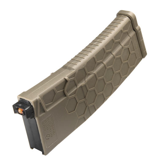 Dytac Hexmag HX Polymer Magazin Mid-Cap 120 Schuss f. Systema PTW M4 Serie Flat Dark Earth