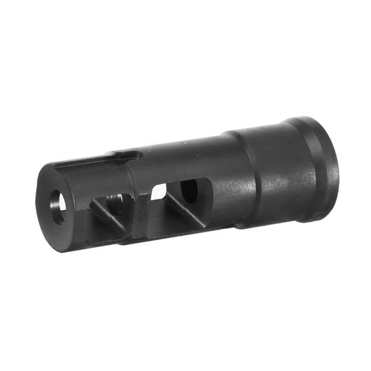 Crusader Stahl SF 556K Flash-Hider schwarz 14mm-