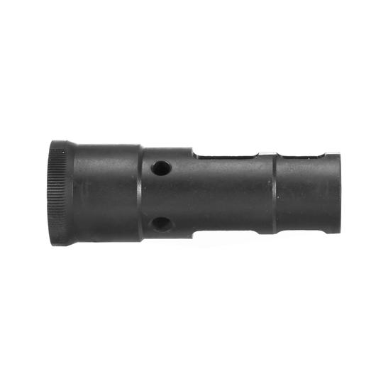 Crusader Stahl SF 556K Flash-Hider schwarz 14mm- Bild 3