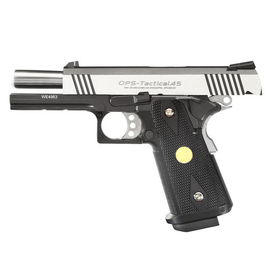 Wei-ETech Hi-Capa 4.3 Special Edition Vollmetall GBB 6mm BB silber Bild 1