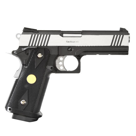 Wei-ETech Hi-Capa 4.3 Special Edition Vollmetall GBB 6mm BB silber Bild 2