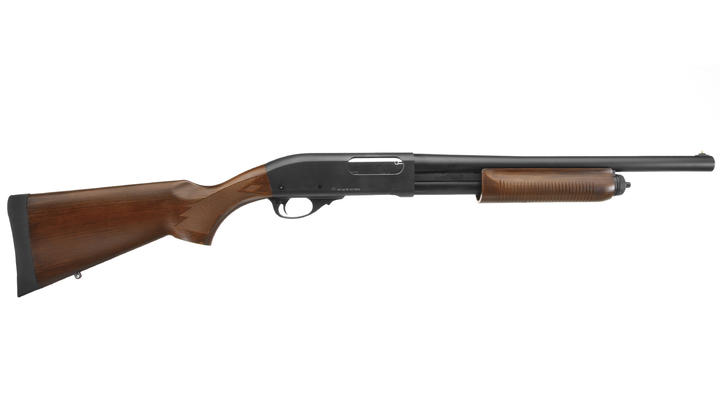 Tokyo Marui M870 Pump Action Gas Shotgun 6mm BB Wood-Style Bild 2