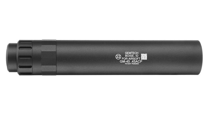 MadBull / Gemtech GM-45 Suppressor Silencer 14mm- schwarz Bild 1