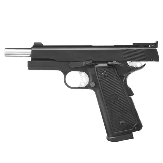 Wei-ETech M1911 Para Hi-Capa Vollmetall GBB 6mm BB schwarz Bild 1