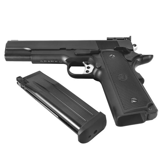 Wei-ETech M1911 Para Hi-Capa Vollmetall GBB 6mm BB schwarz Bild 4