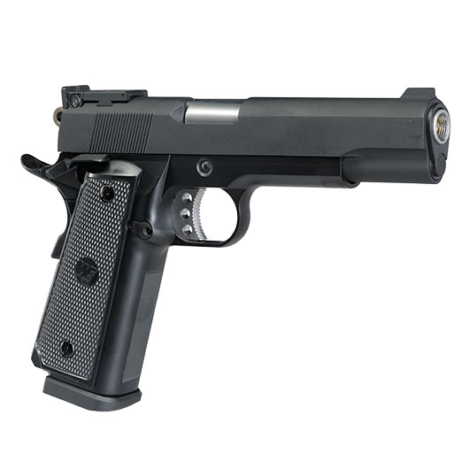 Wei-ETech M1911 Para Hi-Capa Vollmetall GBB 6mm BB schwarz Bild 9