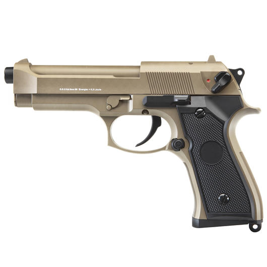 Versandrcklufer GSG / CM M92 mit Metallschlitten Komplettset AEP 6mm BB Tan Bild 1