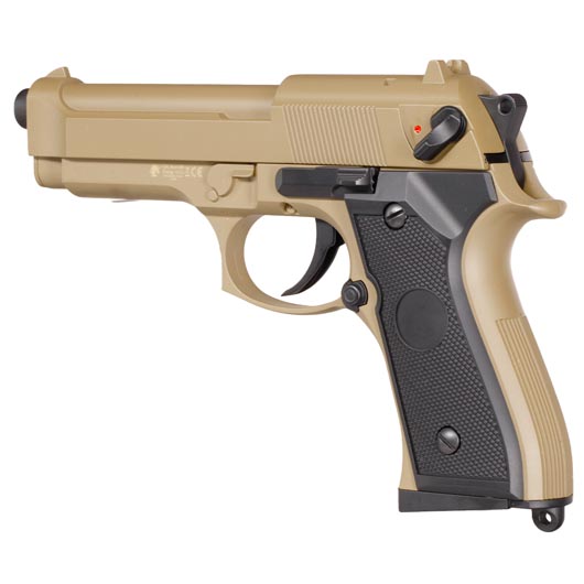 Cyma M92 mit Metallschlitten Komplettset AEP 6mm BB Tan Bild 7