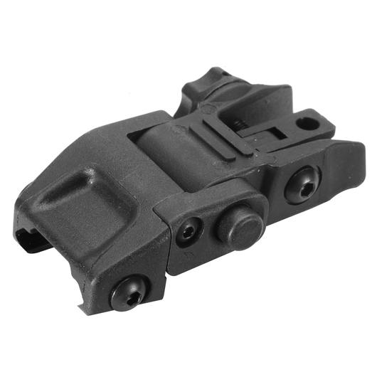 VFC QRS Flip-Up Rear Sight schwarz f. 21mm Schienen Bild 2