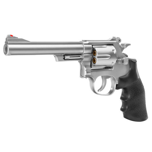 UHC M-19 6 Zoll Revolver mit Hlsen Springer 6mm BB silber / schwarz