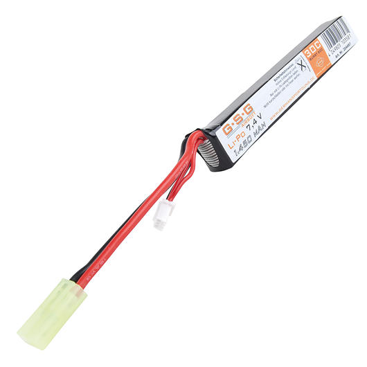 GSG Li-Po Akku 7,4 V 1450 mAh 30C Stick Type