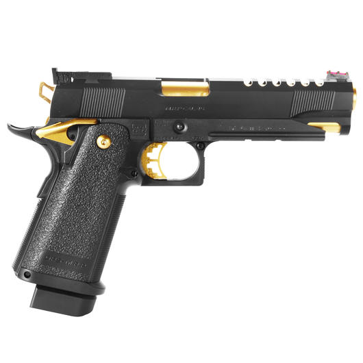 Tokyo Marui Hi-Capa 5.1 Gold Match Gas-Blow-Back 6mm BB schwarz Bild 2