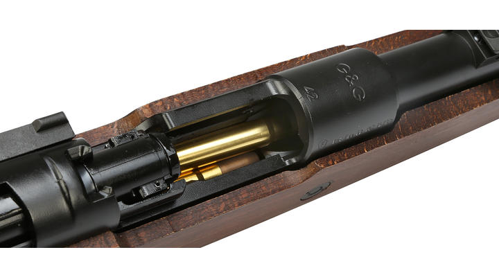 Versandrcklufer G&G Karabiner 98K SE Gas Bolt-Action Gewehr mit Hlsenauswurf 6mm BB Echtholz-Version Bild 5