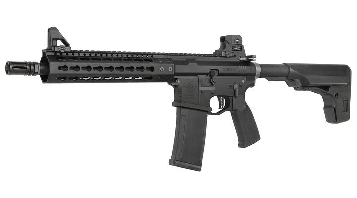 PTS Mega Arms MKM AR15 CQB Vollmetall Gas-Blow-Back 6mm BB schwarz