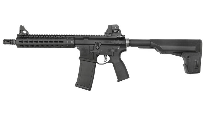 PTS Mega Arms MKM AR15 CQB Vollmetall Gas-Blow-Back 6mm BB schwarz Bild 1