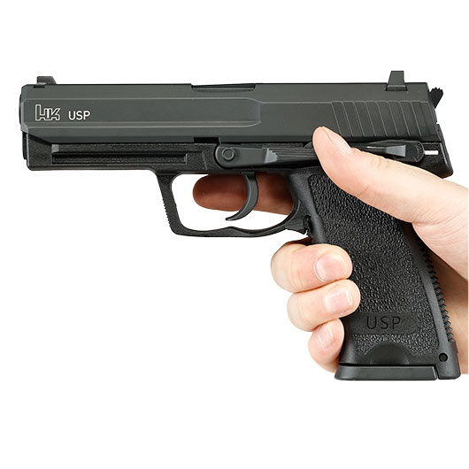 Heckler & Koch USP mit Metallschlitten CO2 BlowBack 6mm BB schwarz Bild 3