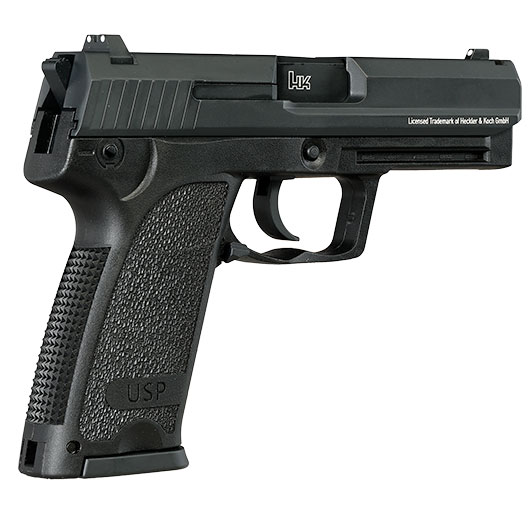 Heckler & Koch USP mit Metallschlitten CO2 BlowBack 6mm BB schwarz Bild 6