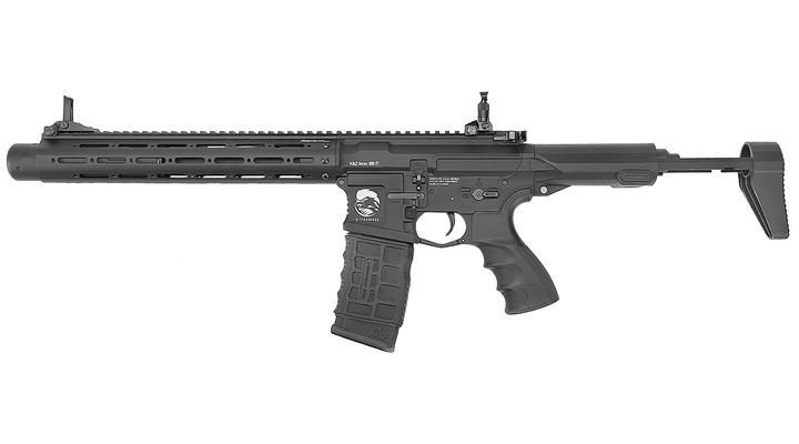 G&G GC16 PDW15 AR Vollmetall S-AEG 6mm BB schwarz Bild 1