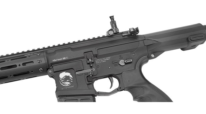 G&G GC16 PDW15 AR Vollmetall S-AEG 6mm BB schwarz Bild 5