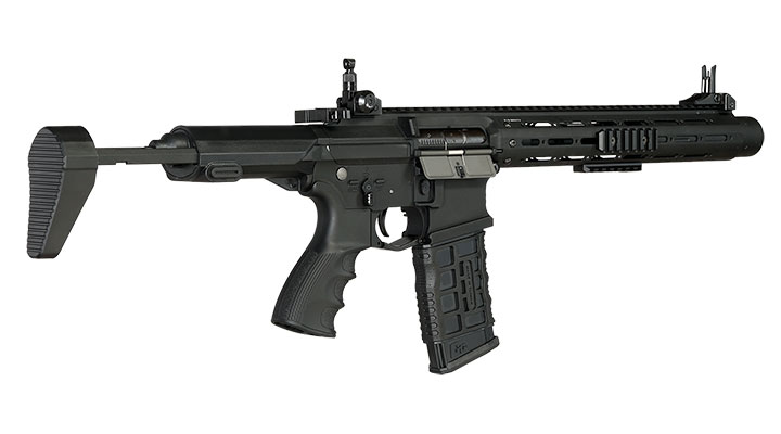 G&G GC16 PDW15 AR Vollmetall S-AEG 6mm BB schwarz Bild 4