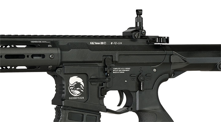 G&G GC16 PDW15 AR Vollmetall S-AEG 6mm BB schwarz Bild 8