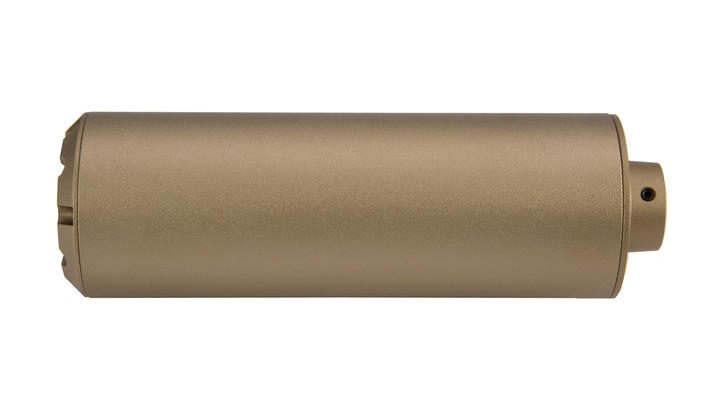 G&G Compact Midnight Hawk Aluminium Tracer Unit Suppressor 14mm- Desert Tan Bild 2