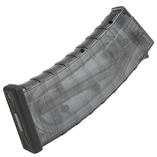 G&G RK74 T / E / CQB Polycarbonate-Magazin Mid-Cap 115 Schuss grau-transparent Bild 1