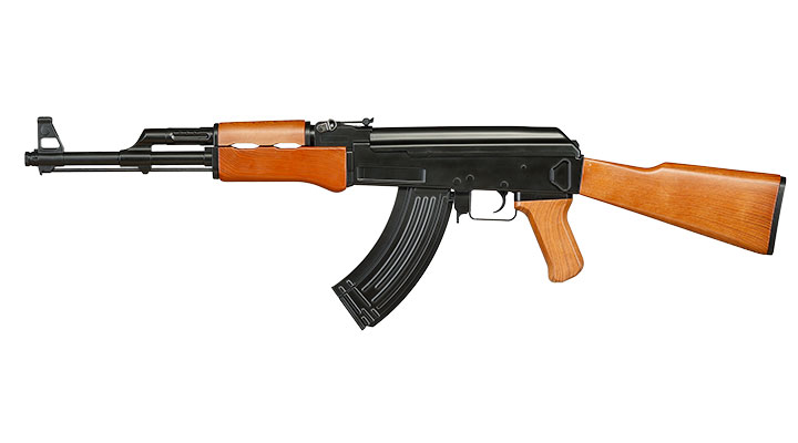 Mod. 47 Softair Komplettset AEG 6mm BB schwarz / braun Bild 1