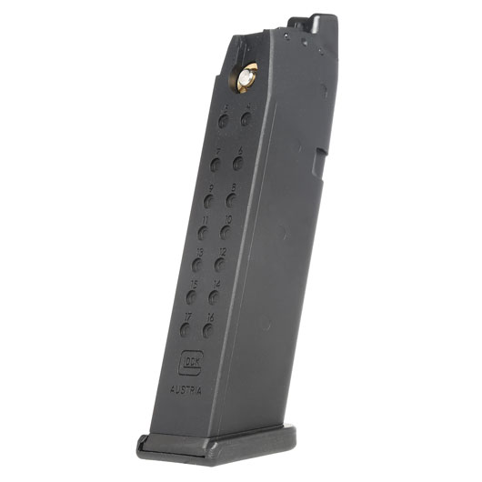 VFC Glock 17 / 18 / 19 Magazin 23 Schuss Standard-Type schwarz - Softairgas-Version Bild 1