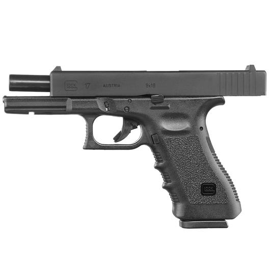 Glock 17 Gen. 3 Airsoft mit Metallschlitten GBB 6mm BB schwarz Bild 1