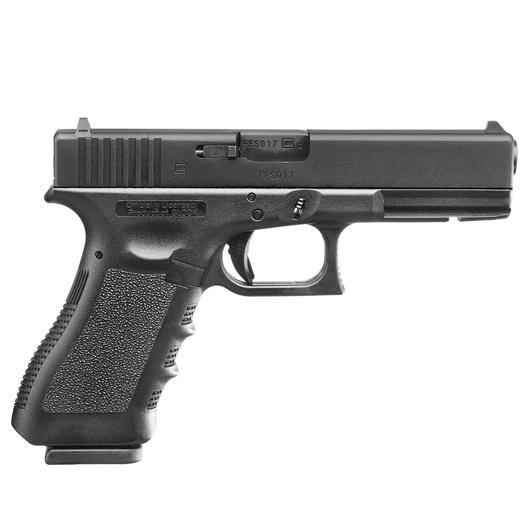 Glock 17 Gen. 3 Airsoft mit Metallschlitten GBB 6mm BB schwarz Bild 2