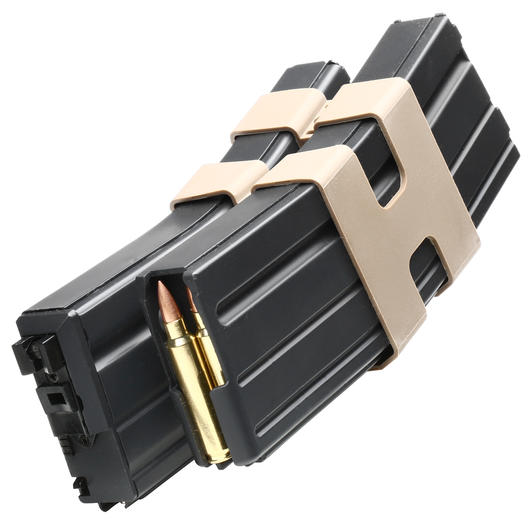 Wei-ETech M4 GBB Dual-Magazin 80 Schuss schwarz (Open Bolt Version)