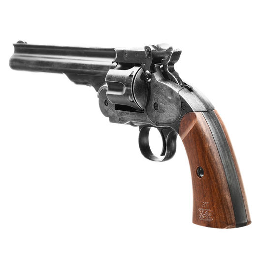 Gun Heaven 1877 Major 3 SF Revolver Vollmetall CO2 6mm BB Battlefield Finish Bild 3