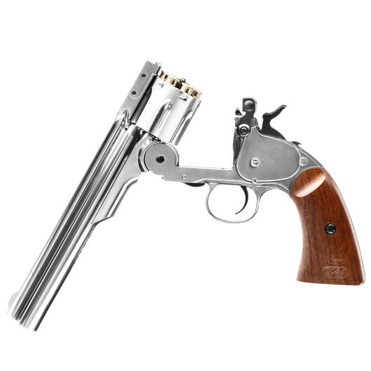 Gun Heaven 1877 Major 3 SF Revolver Vollmetall CO2 6mm BB chrom Bild 5