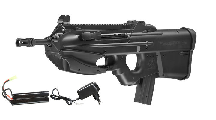 Jing Gong FN F2000 Tactical Komplettset S-AEG 6mm BB schwarz