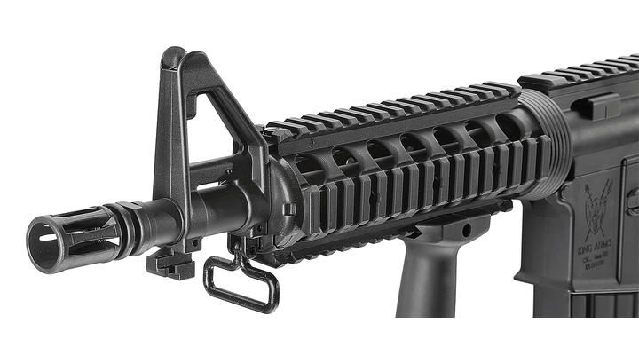 King Arms M4 CQB-R Ultra Grade S-AEG 6mm BB schwarz Bild 5