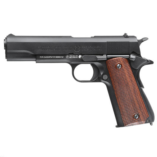 G&G GPM1911 Vollmetall GBB 6mm BB schwarz inkl. Pistolenkoffer Bild 6