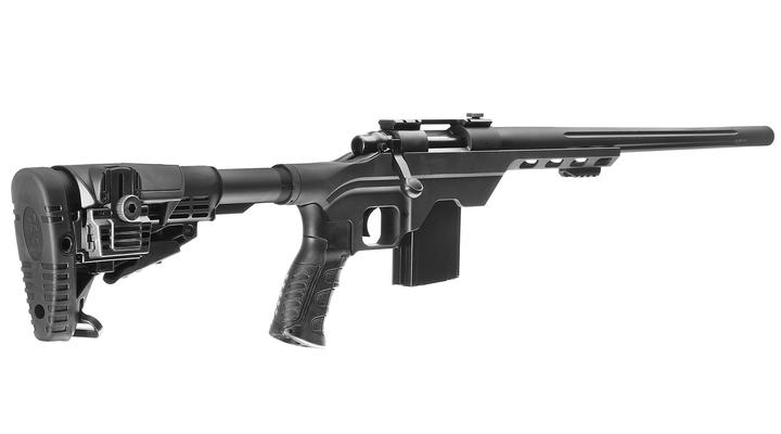 Versandrcklufer King Arms MDT LSS Tactical Rifle Gas Bolt Action Snipergewehr 6mm BB schwarz Bild 3