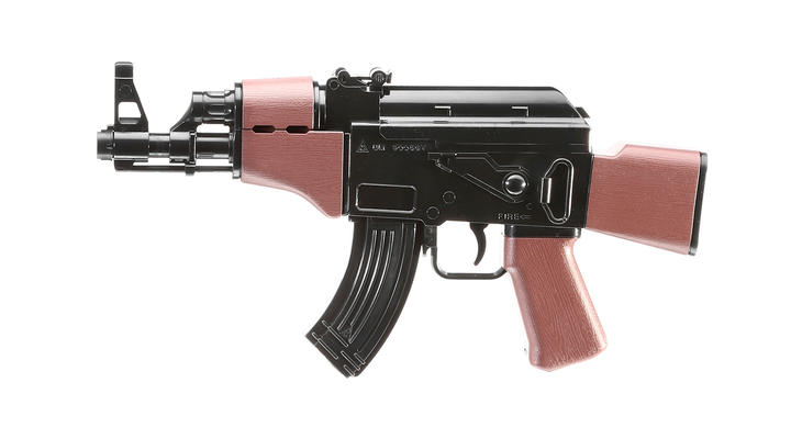 UHC Mini AK47 Kidz Action-Rifle AEG 6mm BB schwarz / braun Bild 1