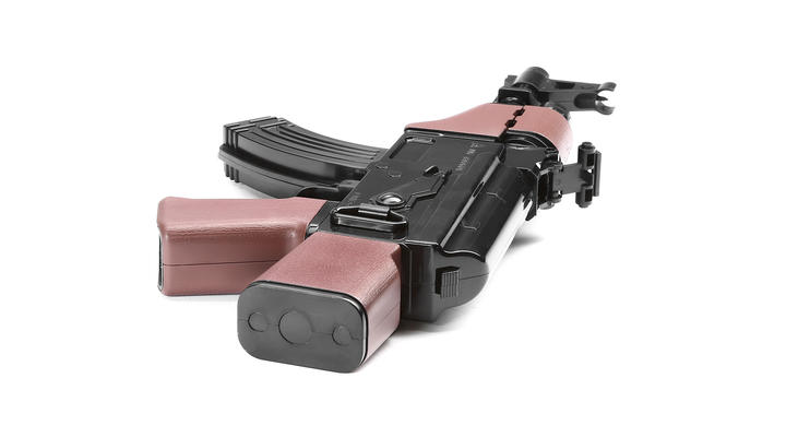 UHC Mini AK47 Kidz Action-Rifle AEG 6mm BB schwarz / braun Bild 5