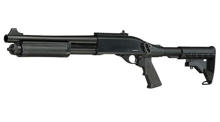 Jag Arms Scattergun TS Vollmetall Pump Action Gas Shotgun 6mm BB schwarz