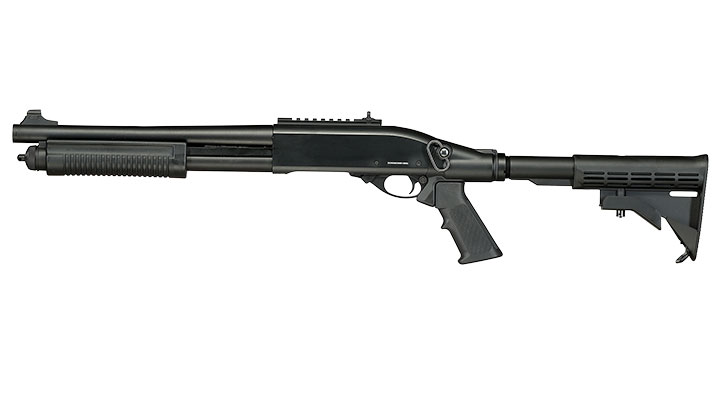 Jag Arms Scattergun TS Vollmetall Pump Action Gas Shotgun 6mm BB schwarz Bild 1