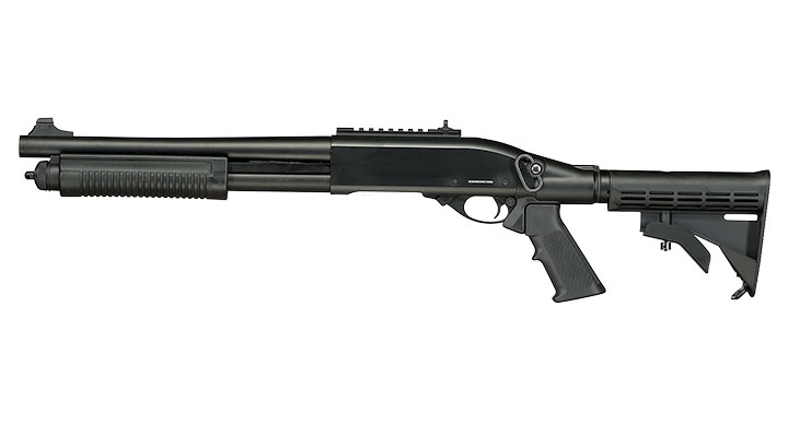 Jag Arms Scattergun TS Vollmetall Pump Action Gas Shotgun 6mm BB schwarz Bild 2